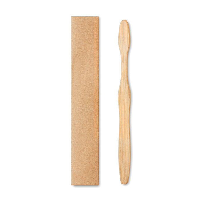 Bamboo Toothbrush In Kraft Box | DENTOBRUSH - MO9877