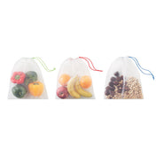 Set Of 3 Rpet Mesh Food Bags | VEGGIE SET RPET - MO9898