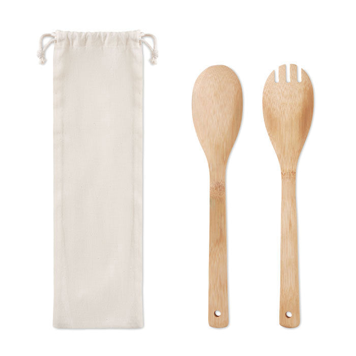 Set Bamboo Utensils Salad | MAYEN SET - MO9903