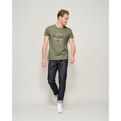 Heren Getailleerd T-shirt van Biologisch Katoen - 175 GSM | PIONEER MEN S03565