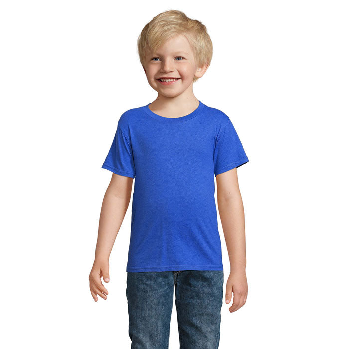 Kinderen Getailleerd Biologisch Katoenen T-shirt - 150 GSM | SOL'S CRUSADER KIDS S03580