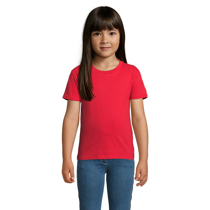 Kinderen Getailleerd Biologisch Katoenen T-shirt - 150 GSM | SOL'S CRUSADER KIDS S03580