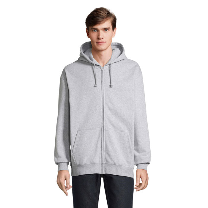 Sudadera con capucha unisex de algodón orgánico con cremallera - 280 g/m² | CARTER DE SOL'S S03812