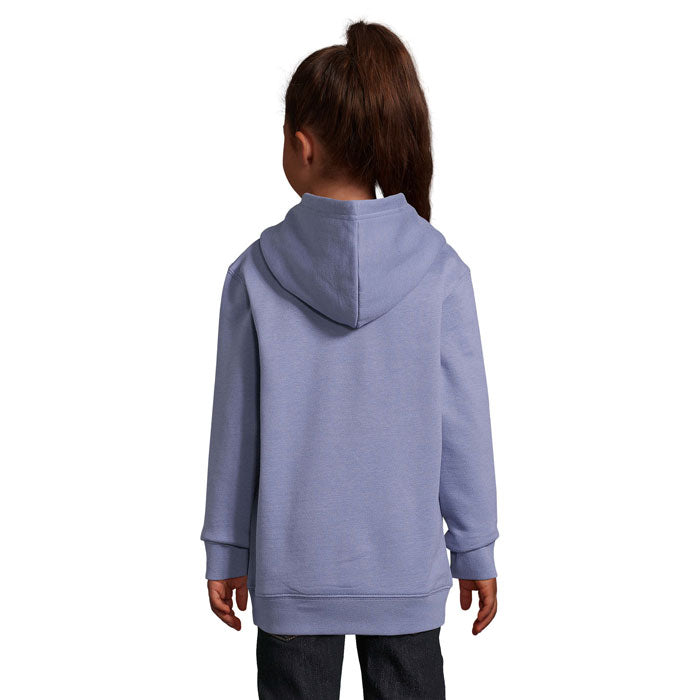 Kids' Organic Cotton Hooded Sweatshirt - 280 GSM | CONDOR KIDS S04238