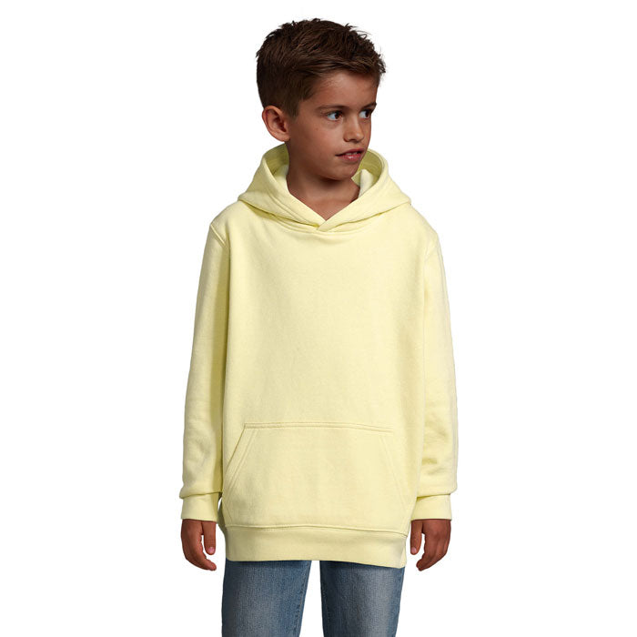 Kids' Organic Cotton Hooded Sweatshirt - 280 GSM | CONDOR KIDS S04238