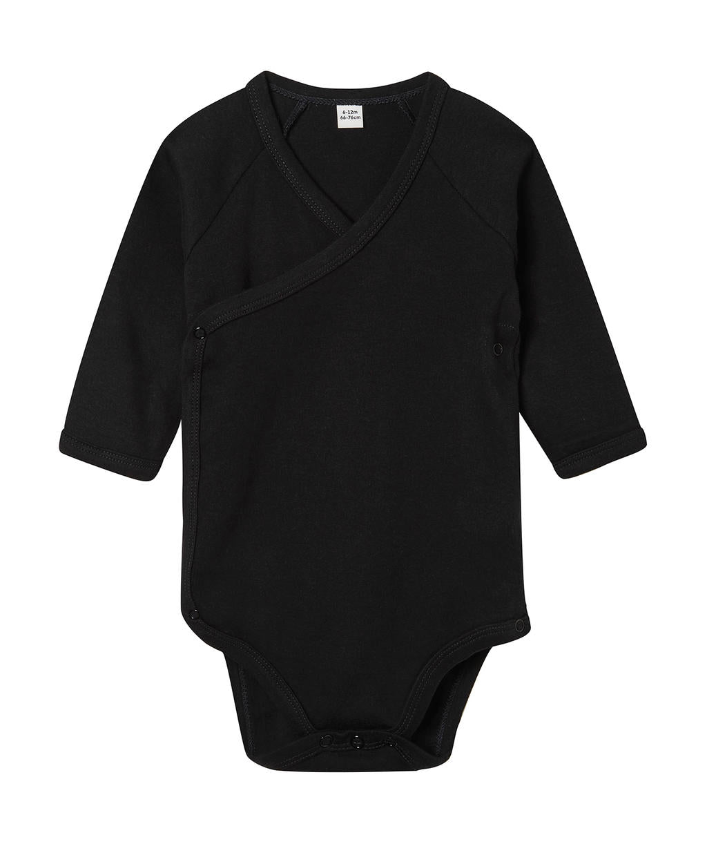 Baby Lange Mouw Kimono Romper - 07047