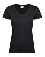 Women's Luxury V-Neck Tee - Tailoret Fit - 160 g/m² | 13054