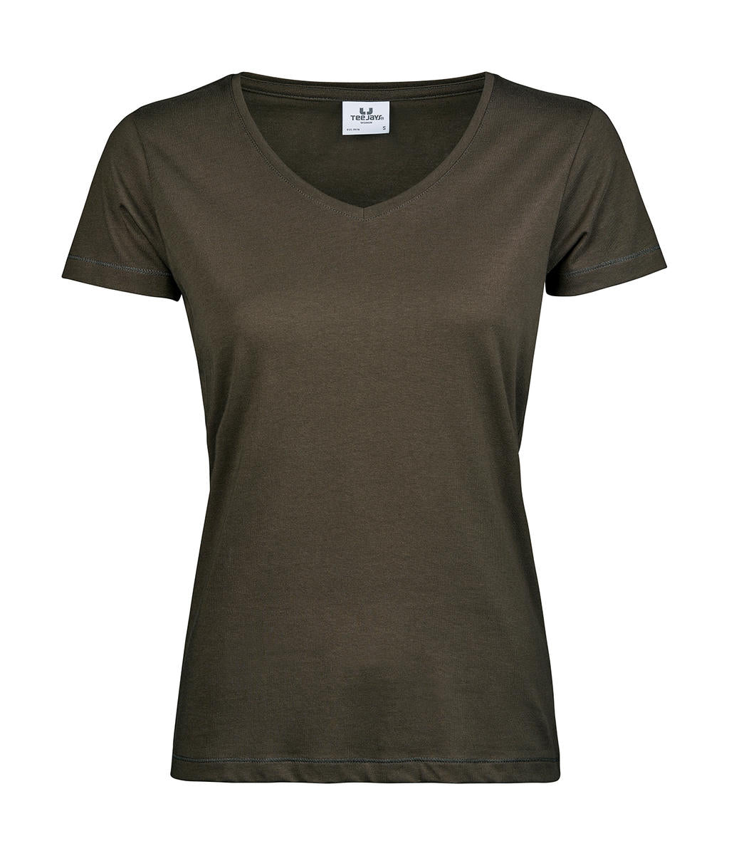 Women's Luxury V-Neck Tee - Tailoret Fit - 160 g/m² | 13054