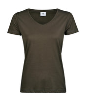 Women's Luxury V-Neck Tee - Tailoret Fit - 160 g/m² | 13054