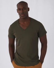 Organic V-Neck T-Shirt for Men - 18142
