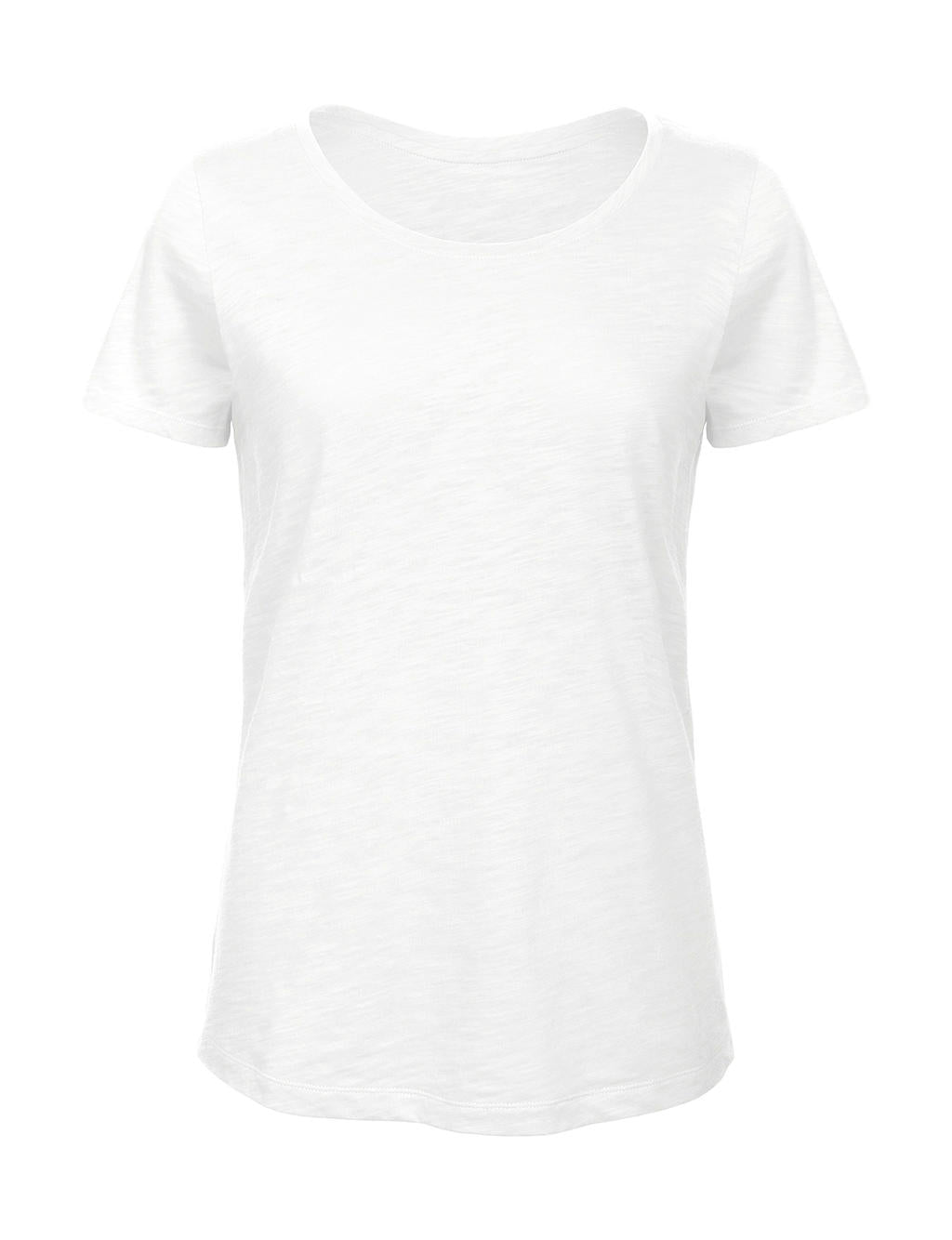 Camiseta flameada orgánica para mujer - 18542