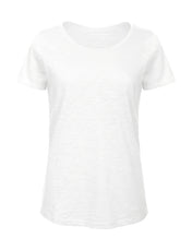 Camiseta flameada orgánica para mujer - 18542