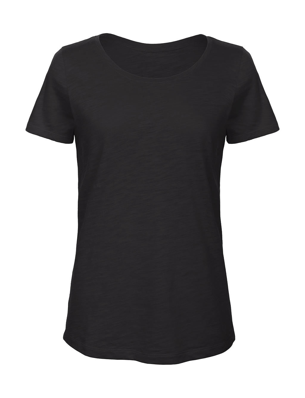 Camiseta flameada orgánica para mujer - 18542