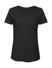 Camiseta flameada orgánica para mujer - 18542