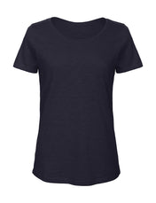 Camiseta flameada orgánica para mujer - 18542