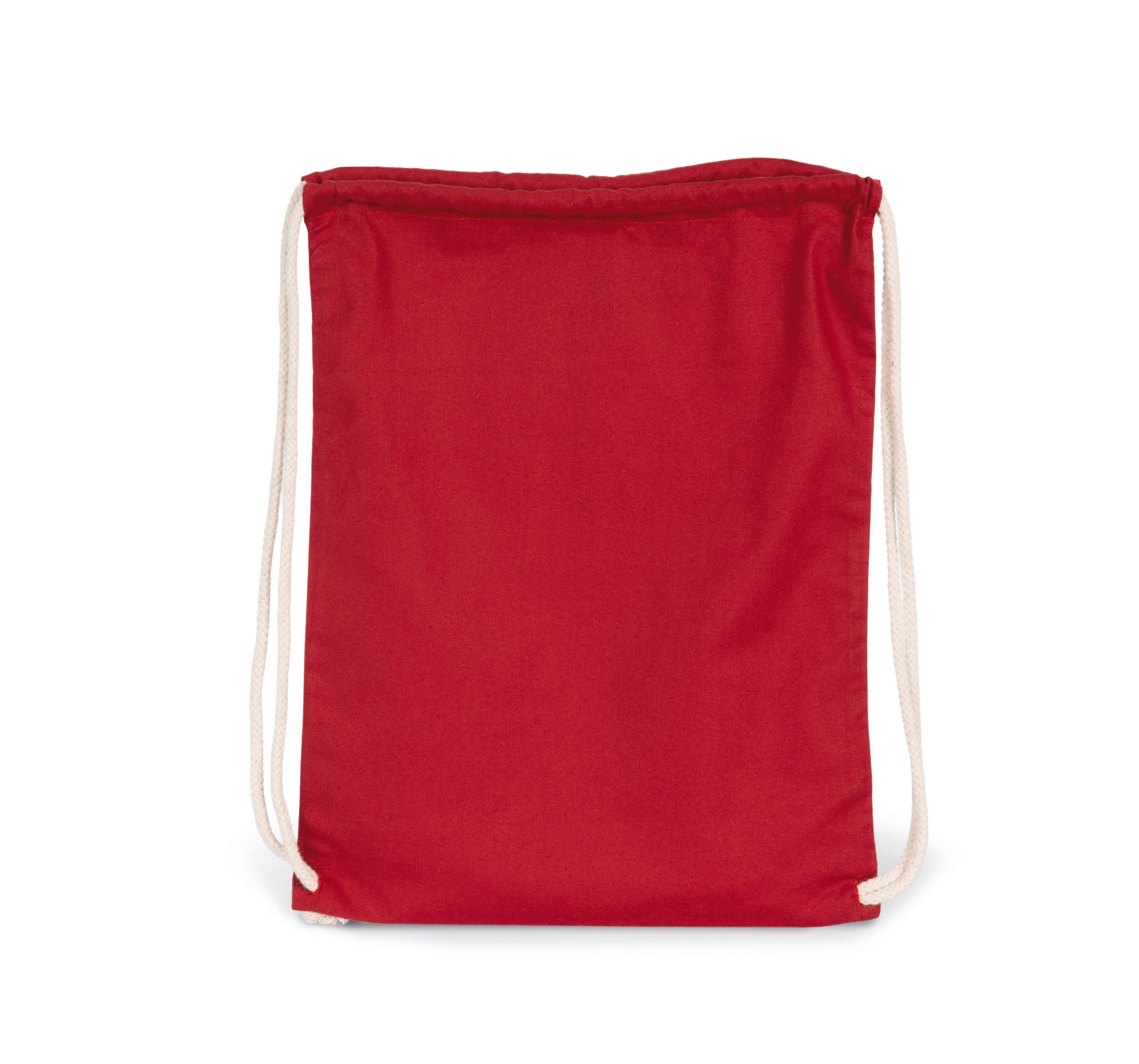 Organic Cotton Backpack With Drawstring Carry Handles - KI0139