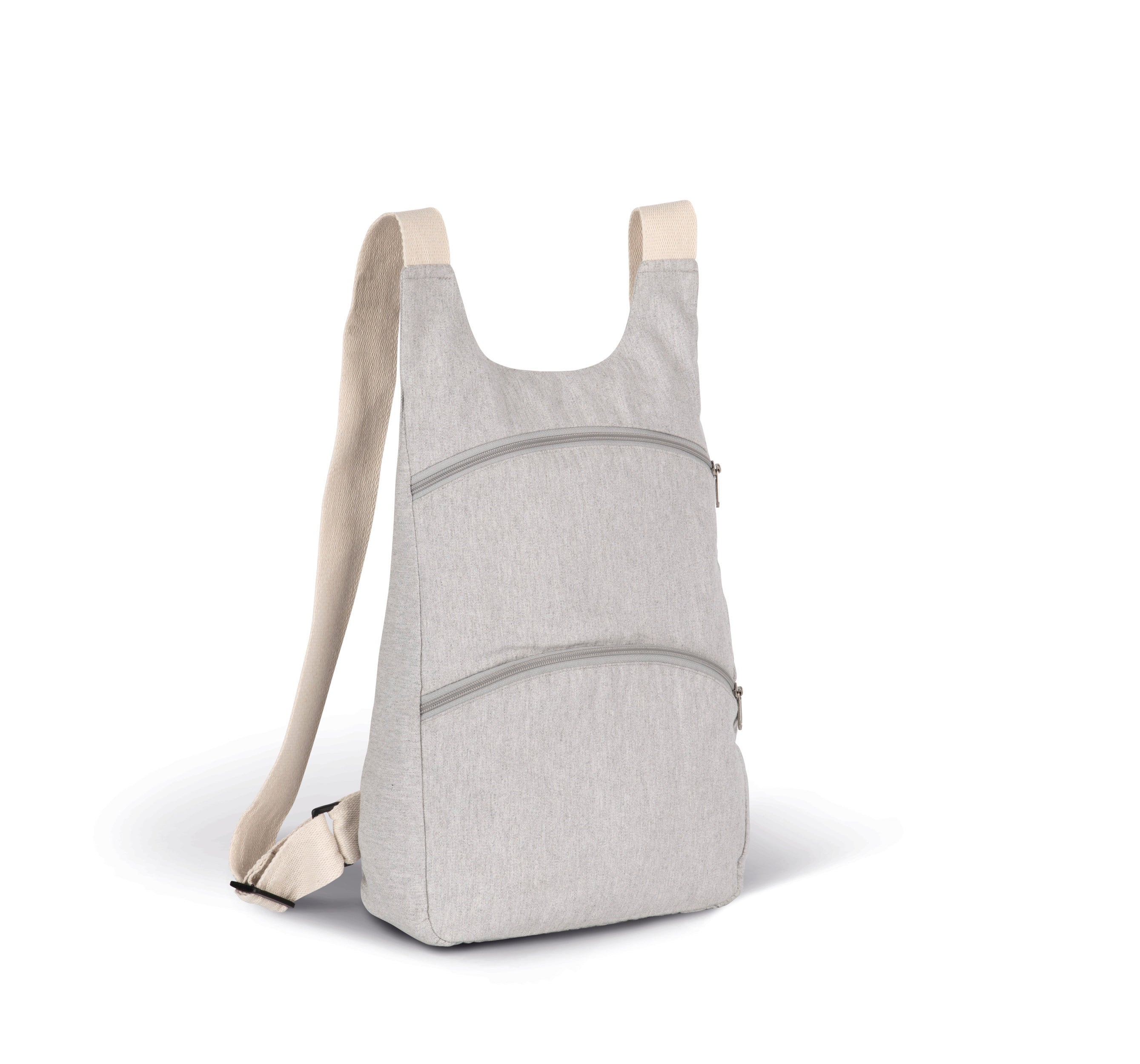 Recycled Backpack With Anti-theft Back Pocket - KI5101