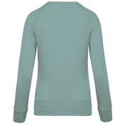 Ladies’ Organic Cotton Crew Neck Raglan Sleeve Sweatshirt - K481