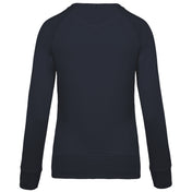 Ladies’ Organic Cotton Crew Neck Raglan Sleeve Sweatshirt - K481