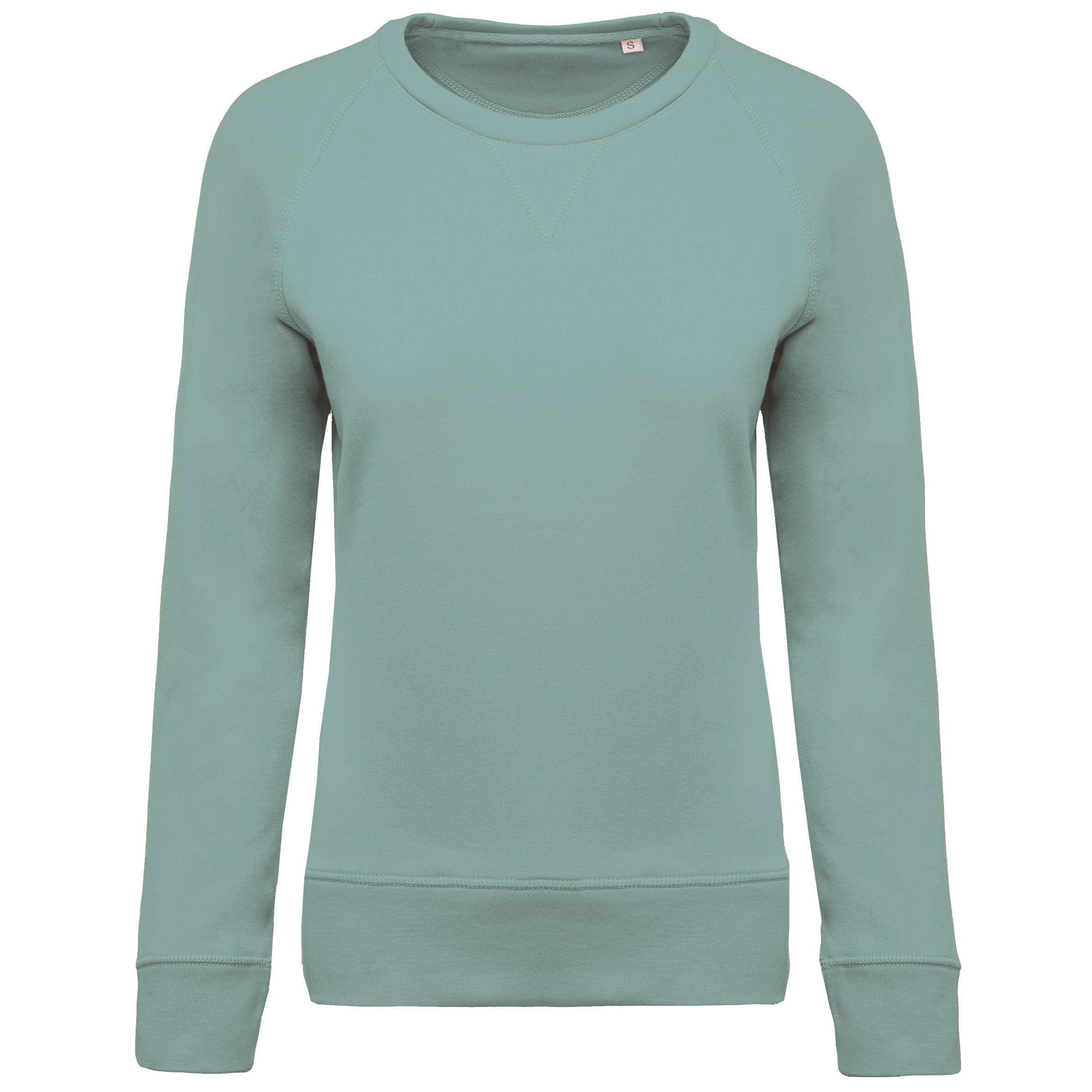 Ladies’ Organic Cotton Crew Neck Raglan Sleeve Sweatshirt - K481