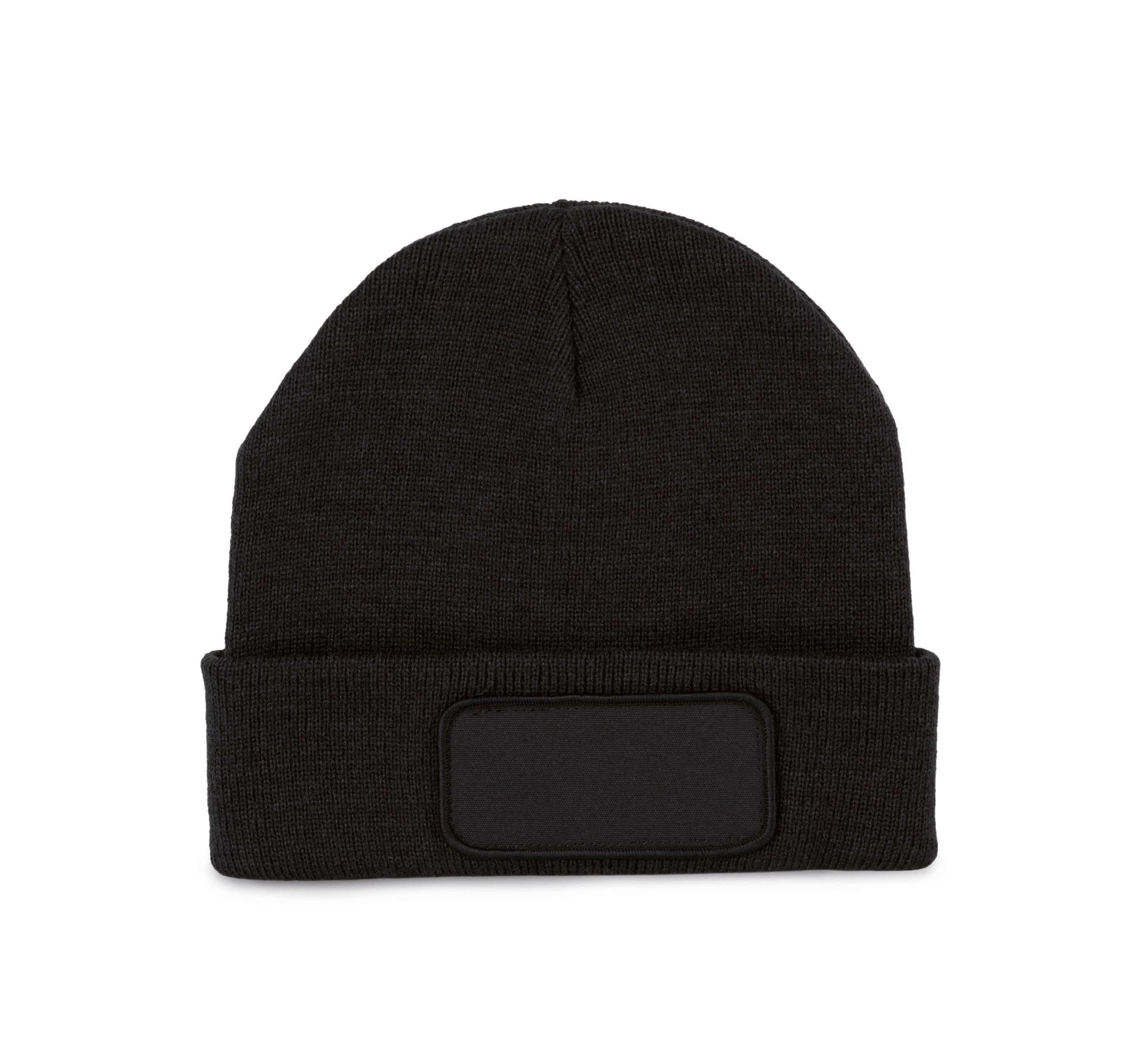 Recycled Beanie With Patch - KP890