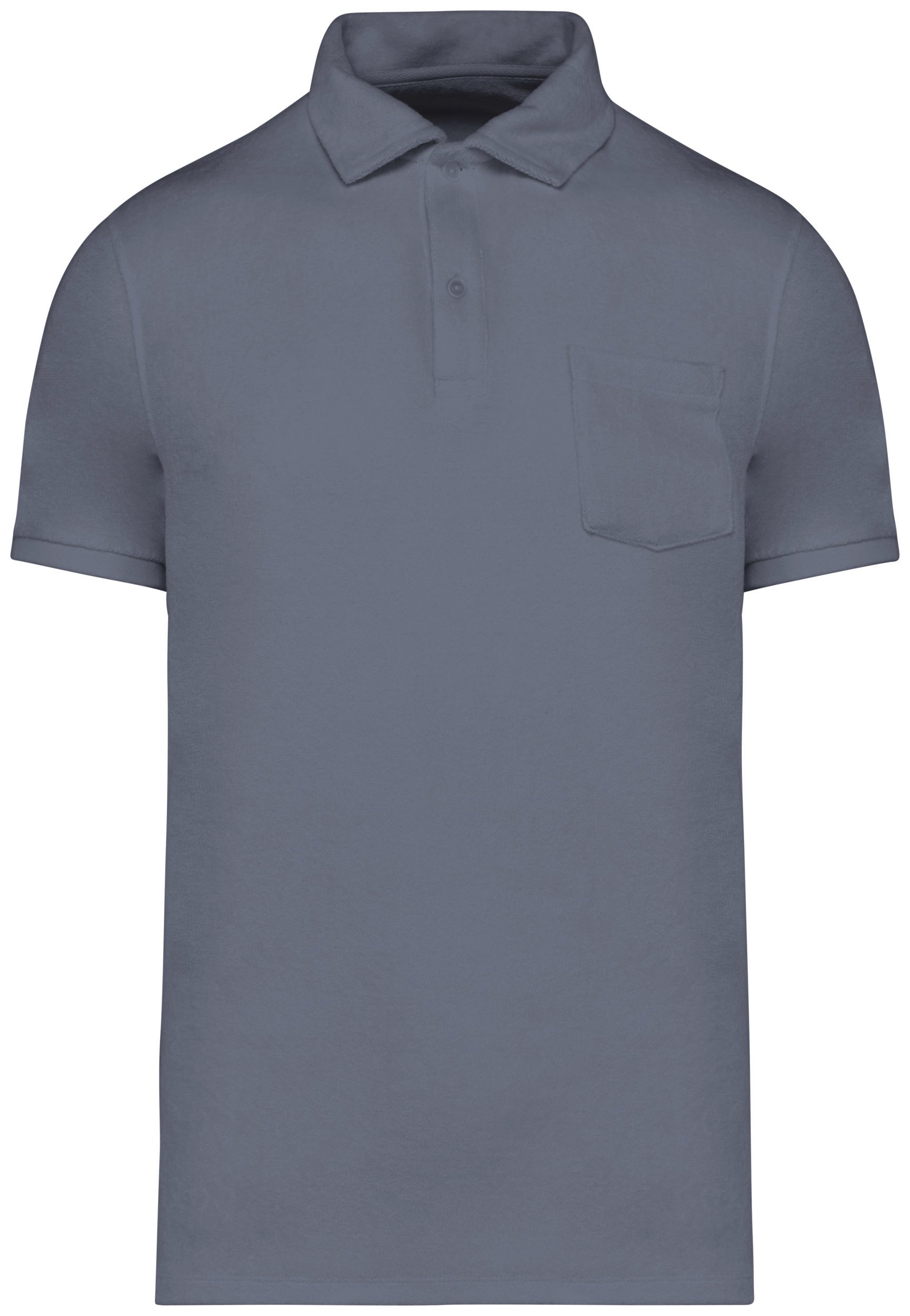 Men's Terry Towel Polo Shirt - Made in Portugal - 210gsm - NS227