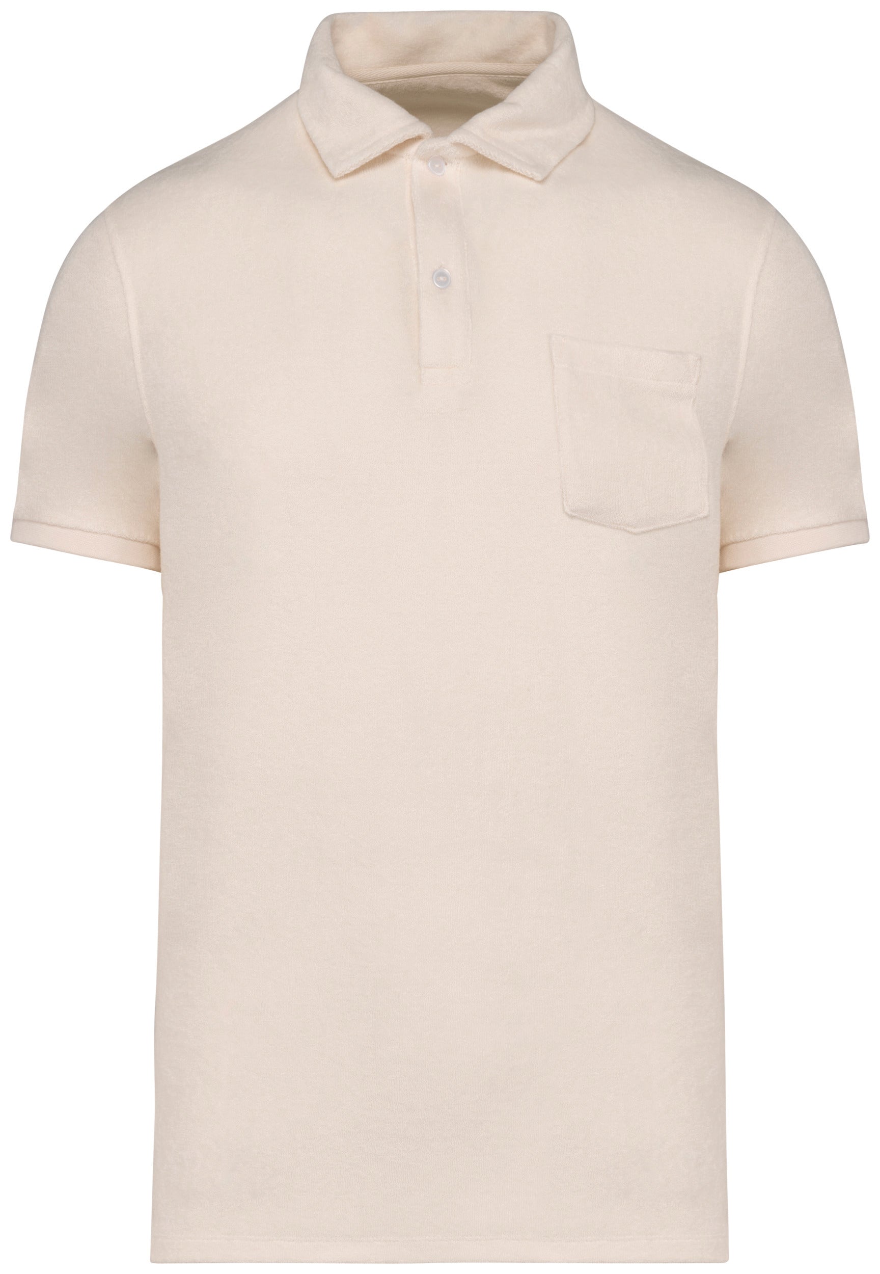 Men's Terry Towel Polo Shirt - Made in Portugal - 210gsm - NS227