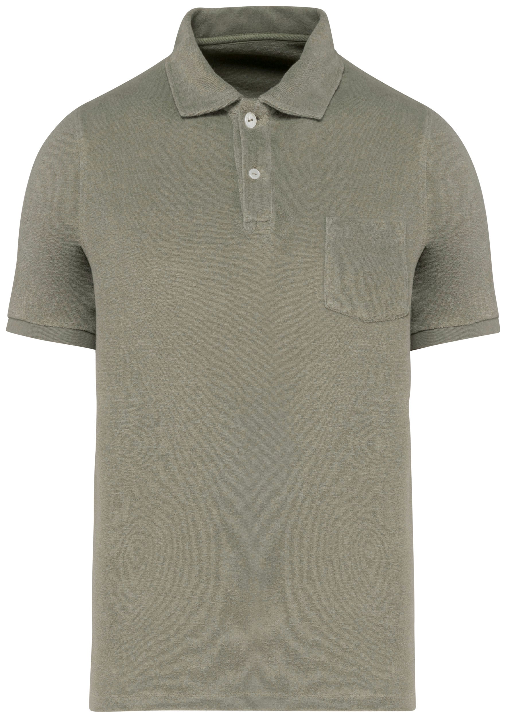 Men's Terry Towel Polo Shirt - Made in Portugal - 210gsm - NS227