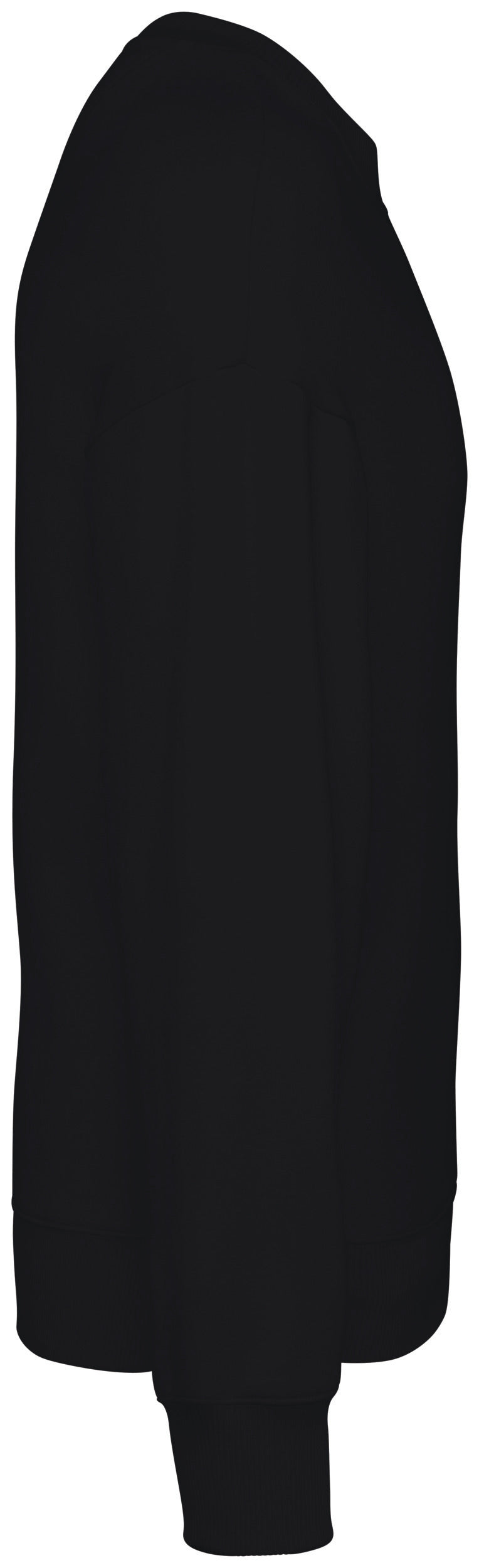 Eco-Responsible Oversized Round Neck Unisex Sweatshirt - NS407