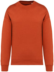 Eco-Responsible Oversized Round Neck Unisex Sweatshirt - NS407