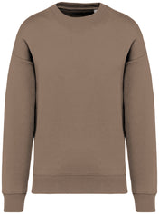 Eco-Responsible Oversized Round Neck Unisex Sweatshirt - NS407