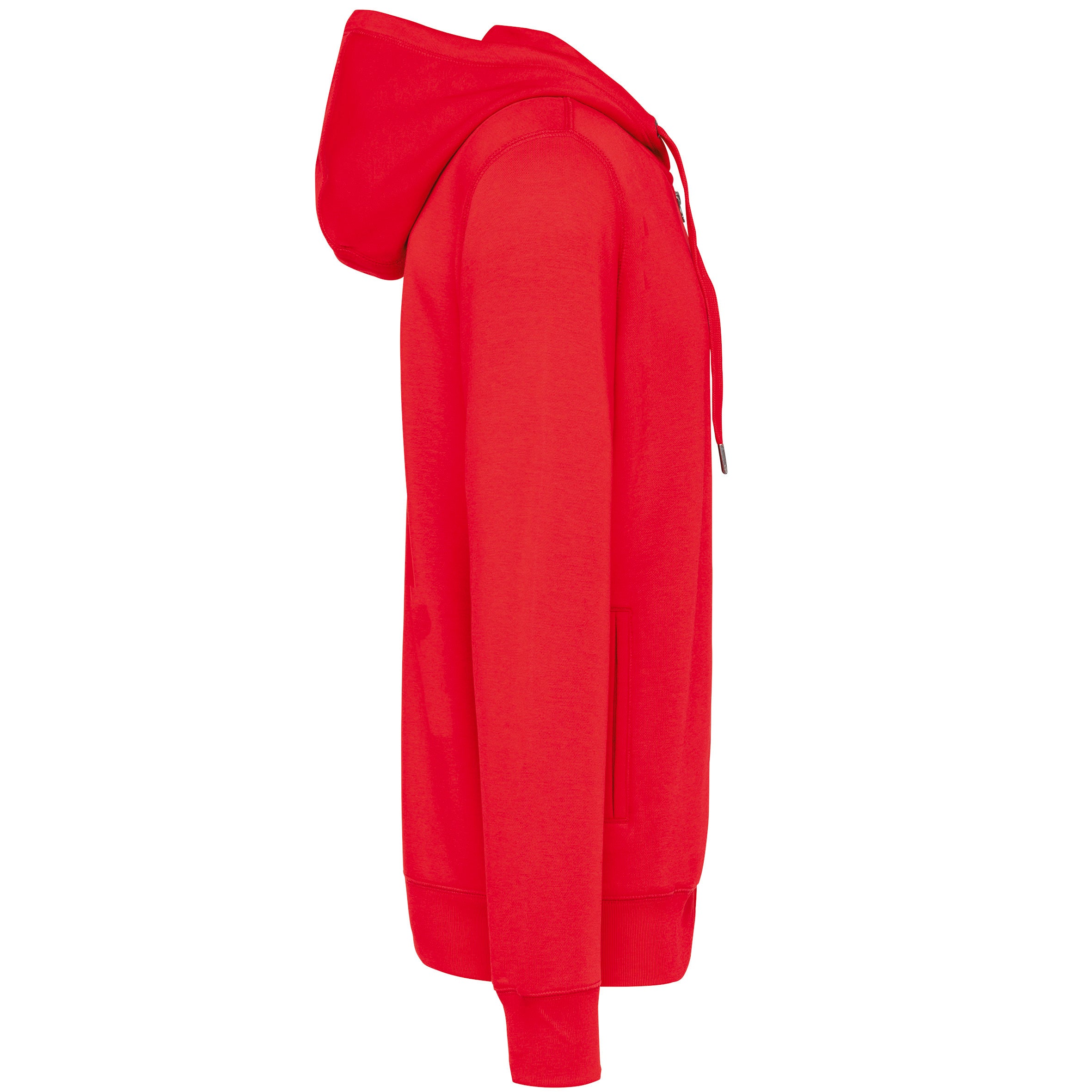 Eco-friendly French Terry Hoodie Sweatshirt With Zip - Unisex - Kariba