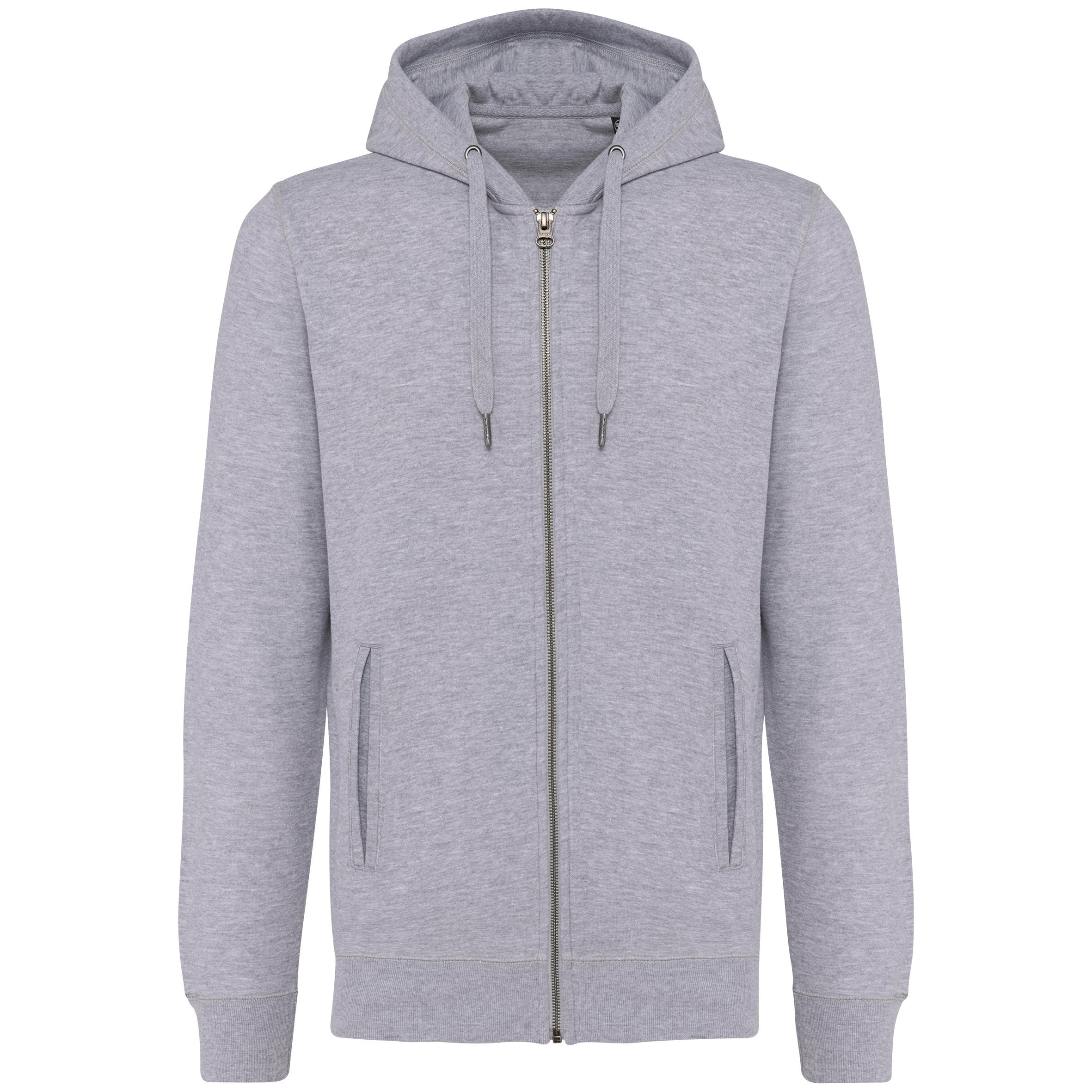Eco-friendly French Terry Hoodie Sweatshirt With Zip - Unisex - Kariba