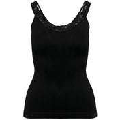 Eco-friendly Seamless Tank Top With Lace - K3043