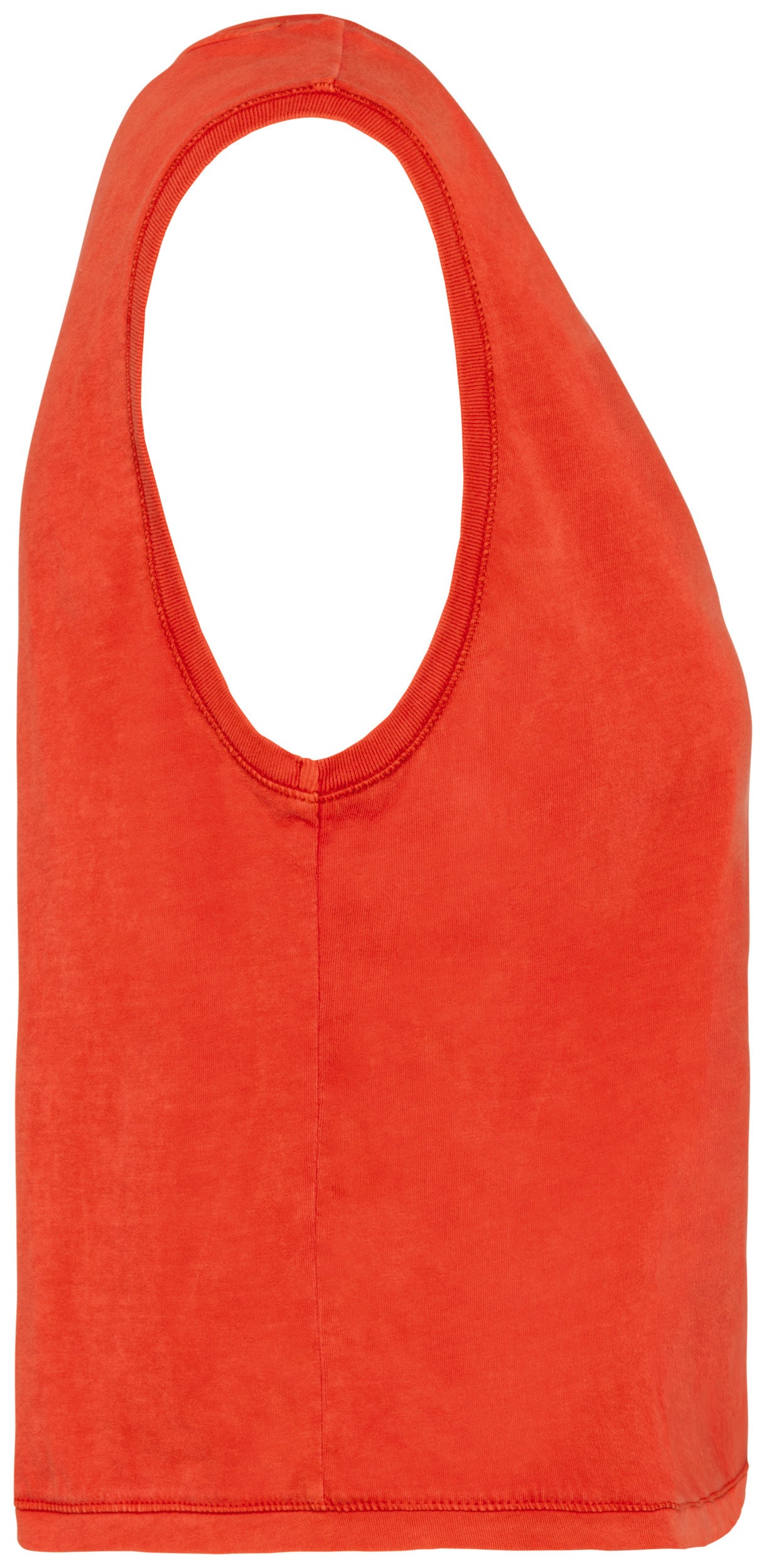 Organic cotton Sleeveless T shirt - Women's Crop Tee - NS342