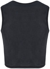 Organic cotton Sleeveless T shirt - Women's Crop Tee - NS342
