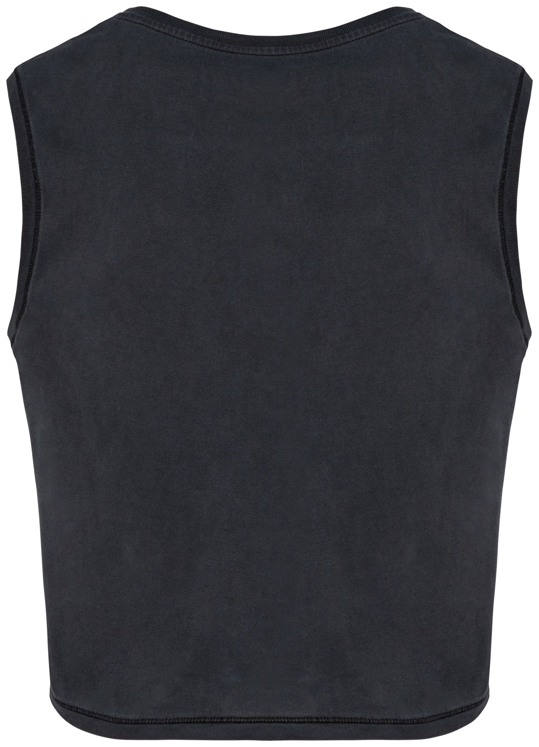 Organic cotton Sleeveless T shirt - Women's Crop Tee - NS342