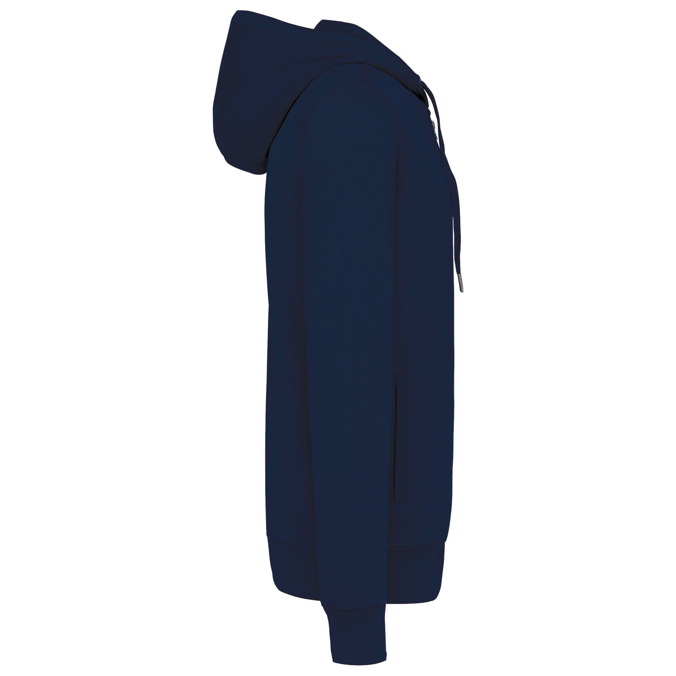 Eco-friendly French Terry Hoodie Sweatshirt With Zip - Unisex - Kariba