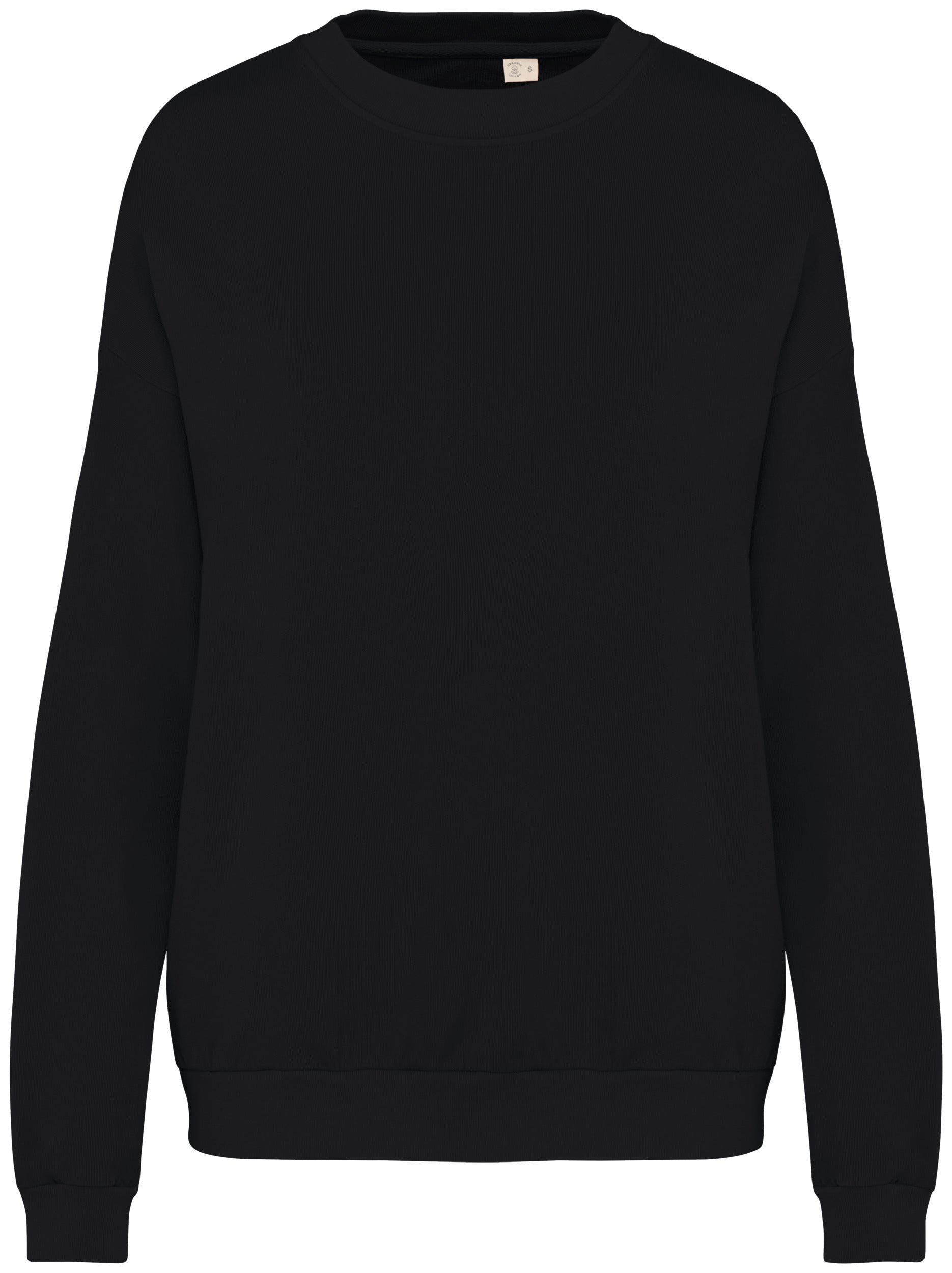 Sudadera unisex de felpa francesa de gran tamaño, ecológica, NS415, confeccionada en Portugal