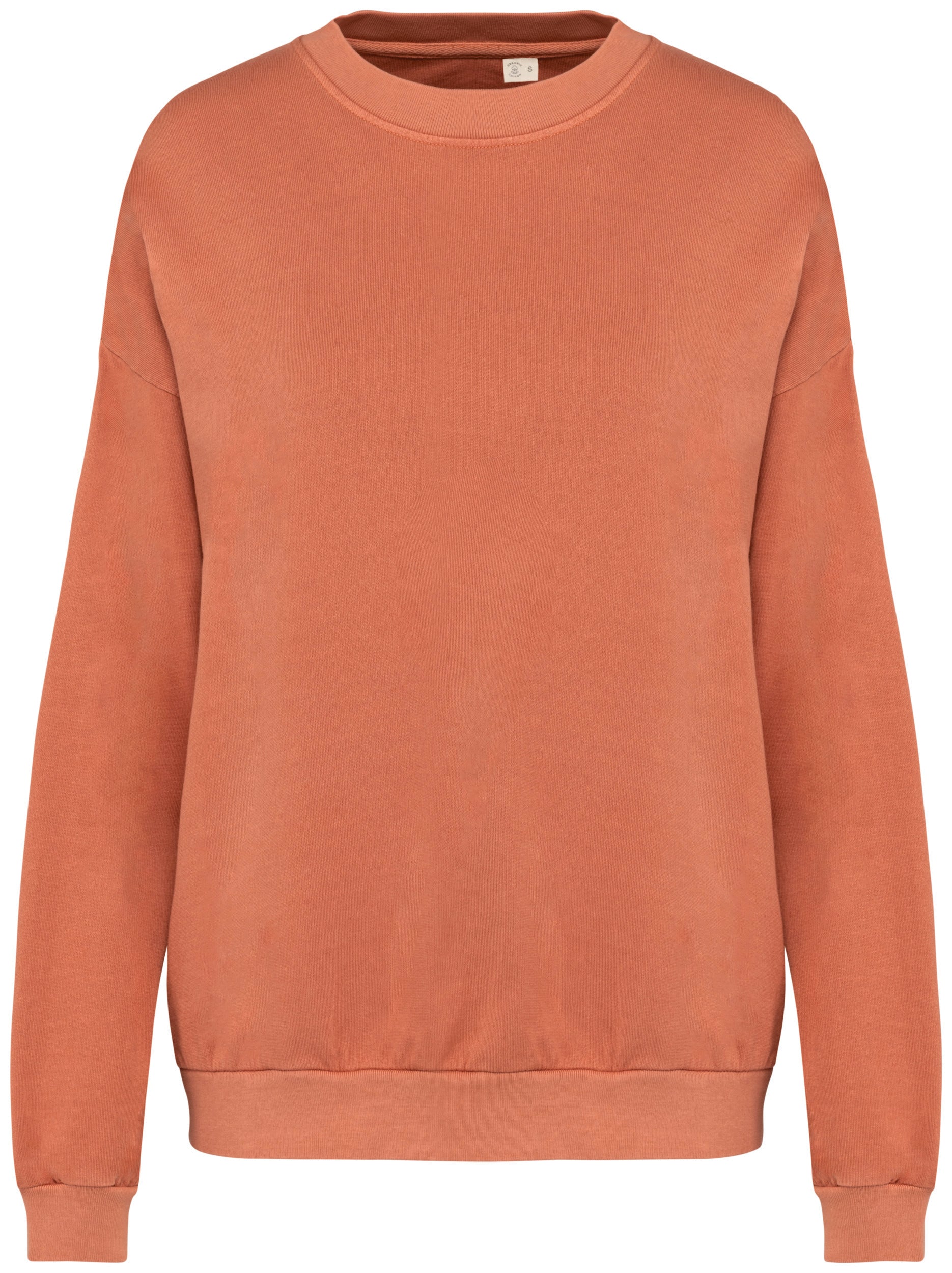 Sudadera unisex de felpa francesa de gran tamaño, ecológica, NS415, confeccionada en Portugal