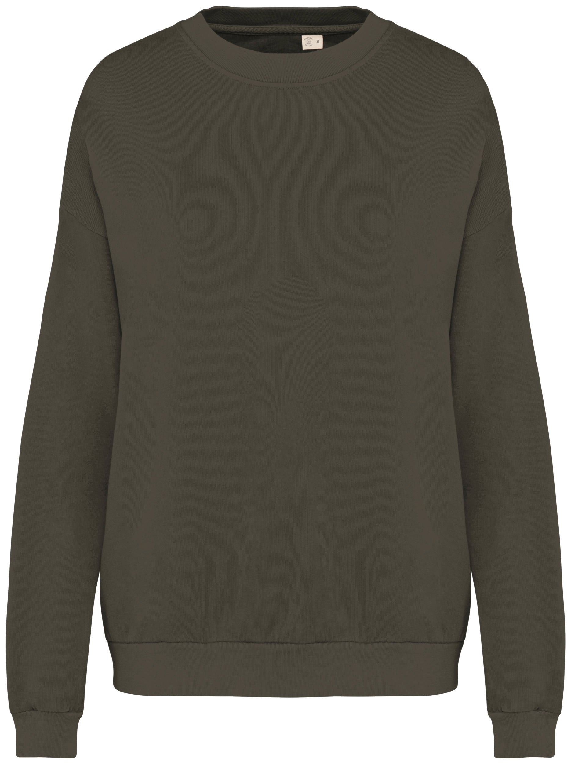 Sudadera unisex de felpa francesa de gran tamaño, ecológica, NS415, confeccionada en Portugal