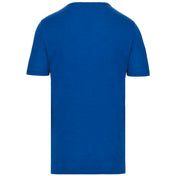 Men's Short-sleeved Organic T-shirt With Raw Edge Neckline - 110 g/m² - K398