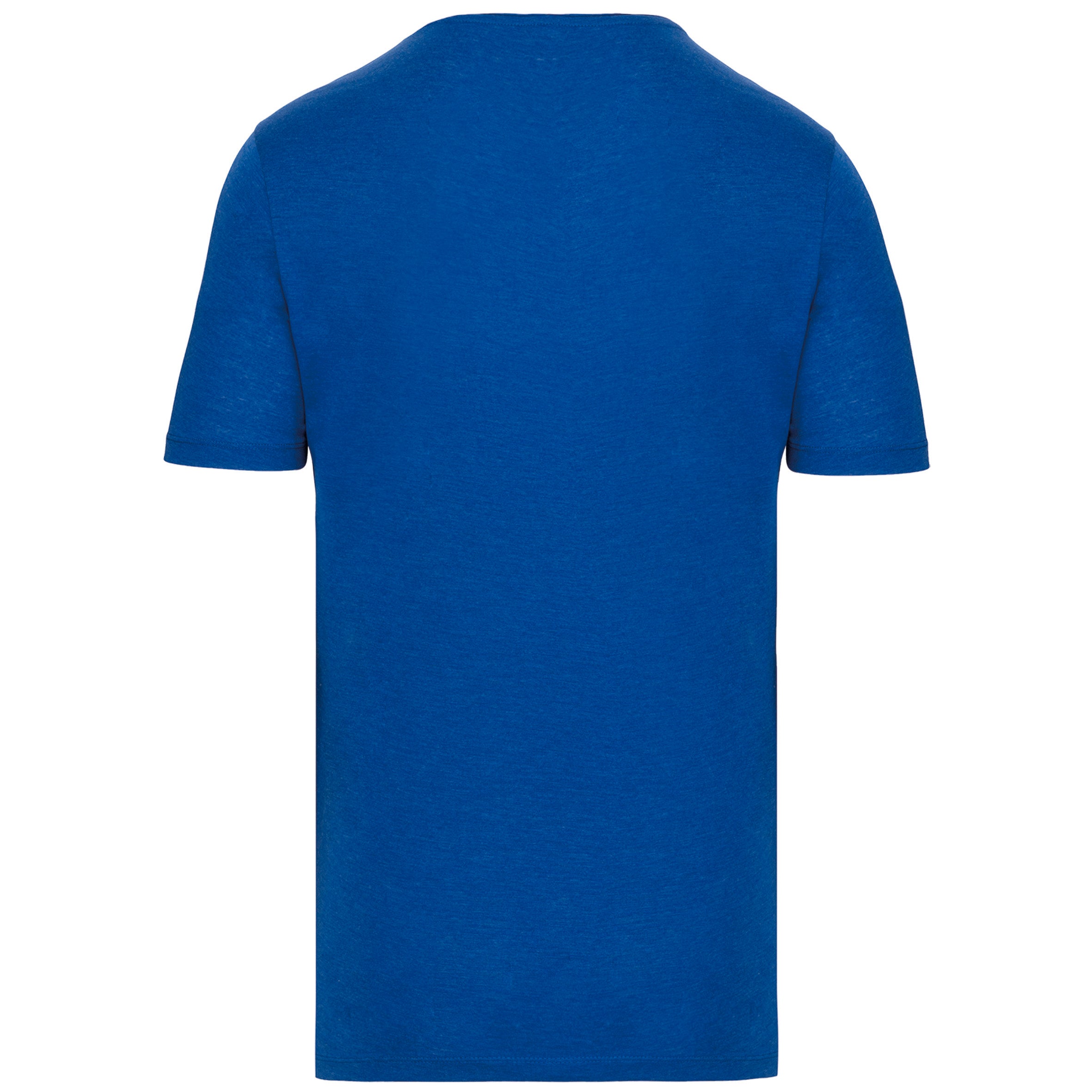 Men's Short-sleeved Organic T-shirt With Raw Edge Neckline - 110 g/m² - K398