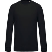 Men's Organic Cotton Crew Neck Raglan Sleeve Sweatshirt - K480