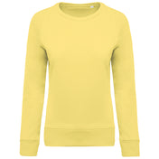 Ladies’ Organic Cotton Crew Neck Raglan Sleeve Sweatshirt - K481