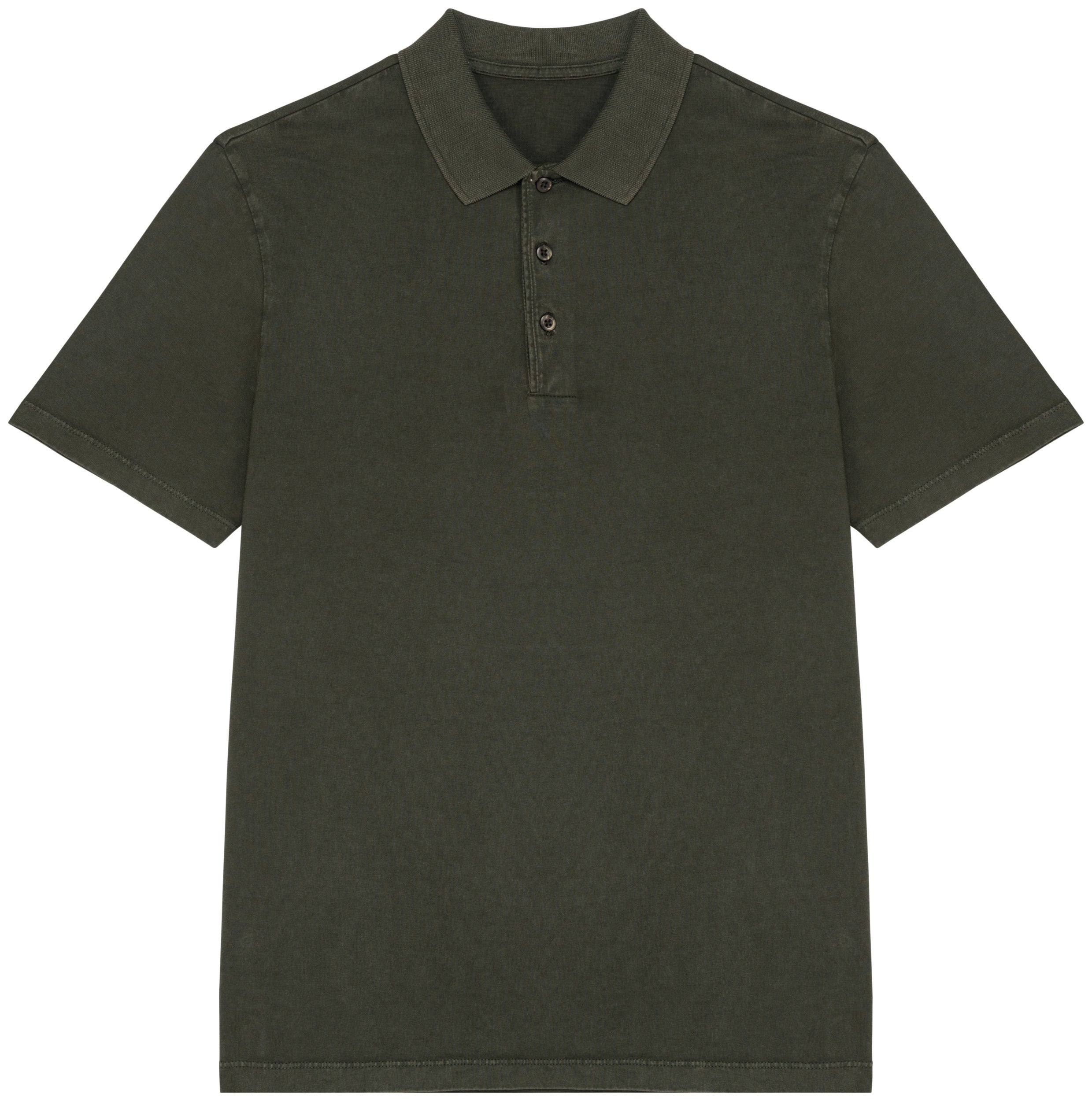Polo orgánico para hombre - Punto jersey con efecto lavado - 165 gsm - NS201