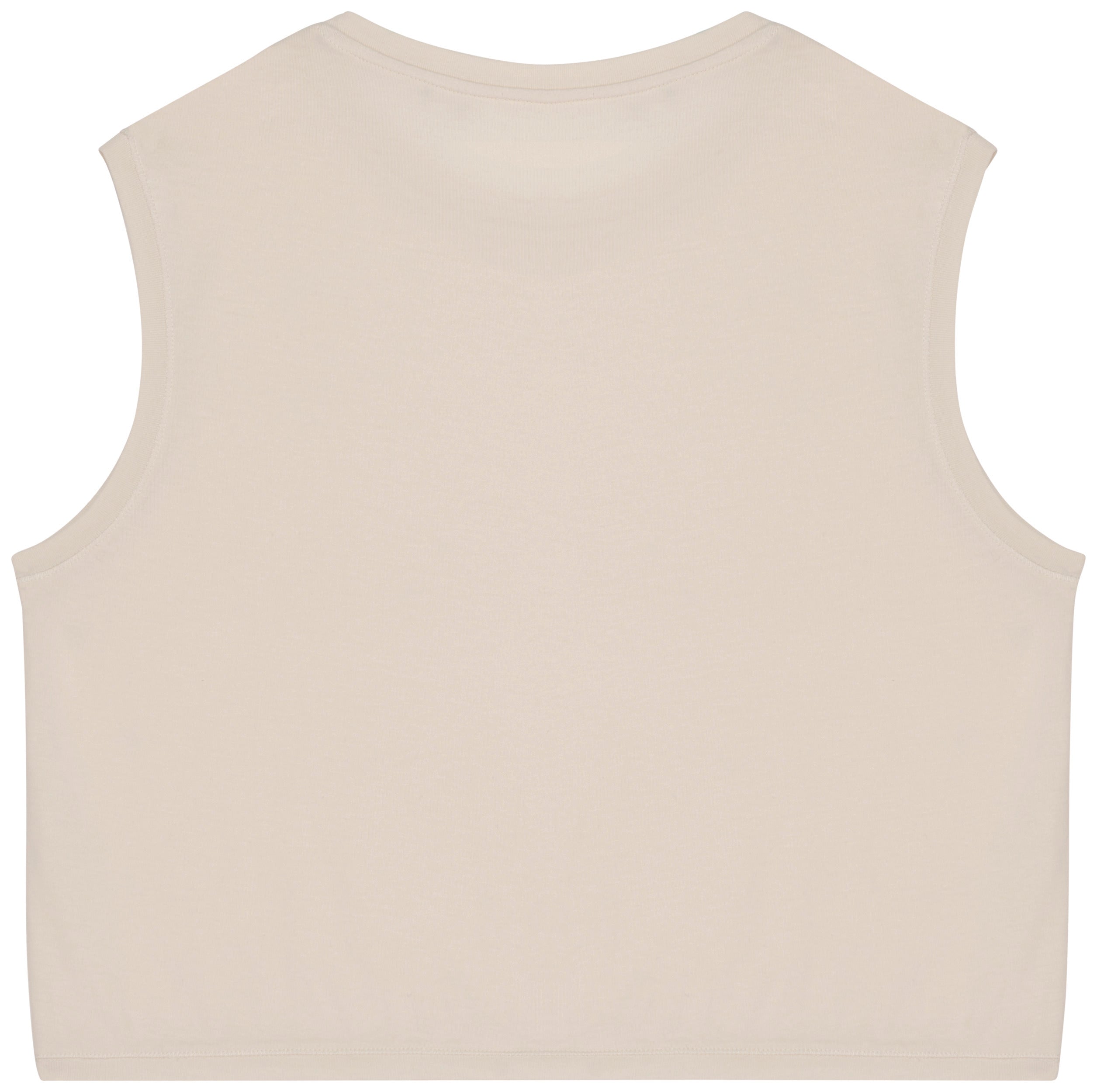 Organic cotton Sleeveless T shirt - Women's Crop Tee - NS342