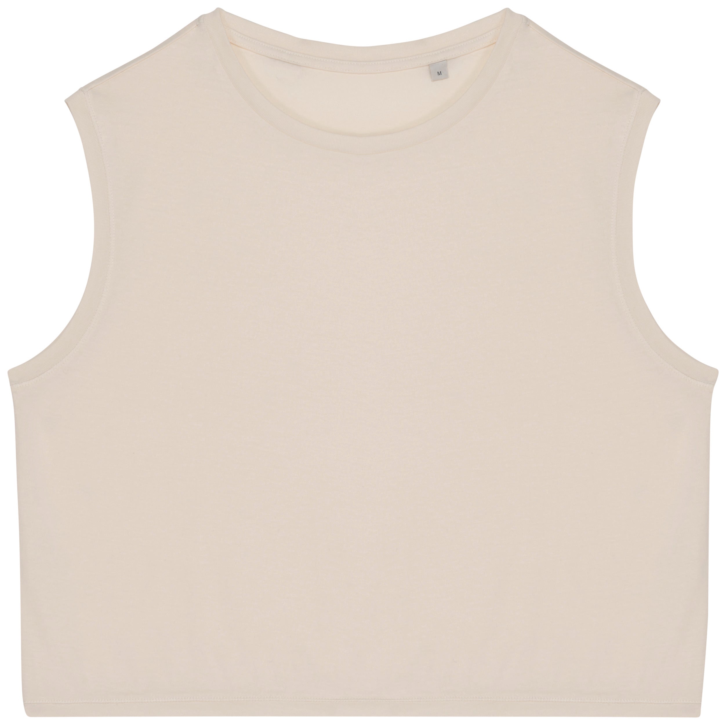 Organic cotton Sleeveless T shirt - Women's Crop Tee - NS342