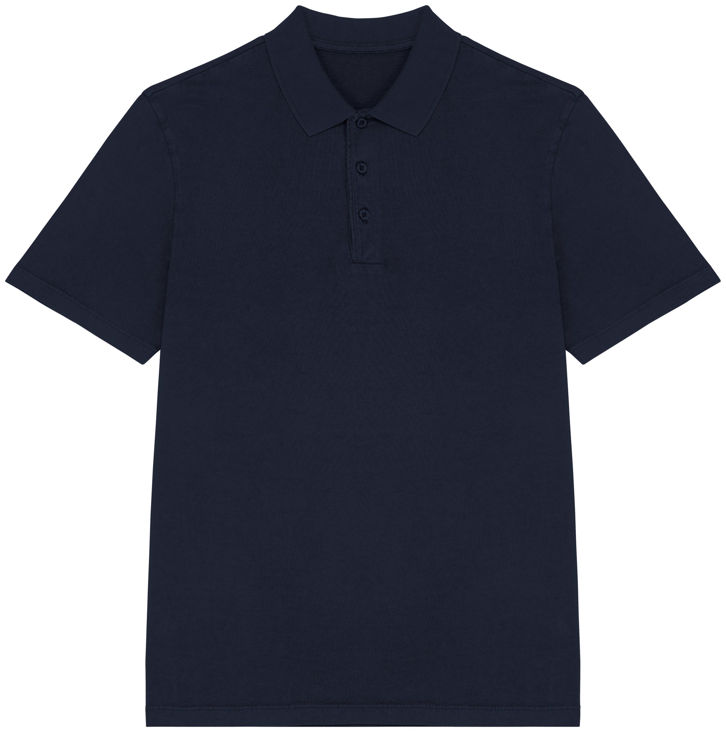Polo orgánico para hombre - Punto jersey con efecto lavado - 165 gsm - NS201