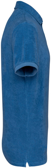 Men's Terry Towel Polo Shirt - Made in Portugal - 210gsm - NS227